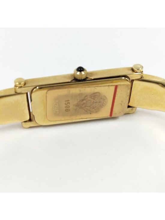 Gucci Bangle Watch Quartz SS Gold Shell main image 5